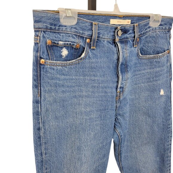 Levi's Women's Distressed Blue Jeans - Picture 12 of 13